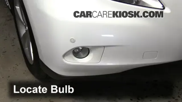 2010 Lexus RX350 3.5L V6 Éclairage Feu antibrouillard (remplacer l'ampoule)